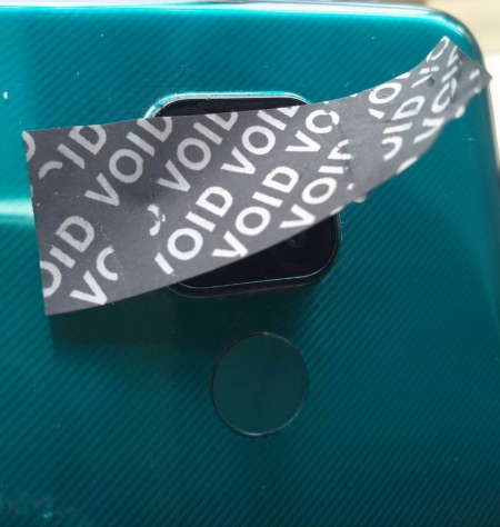 手機攝像頭void防盜標